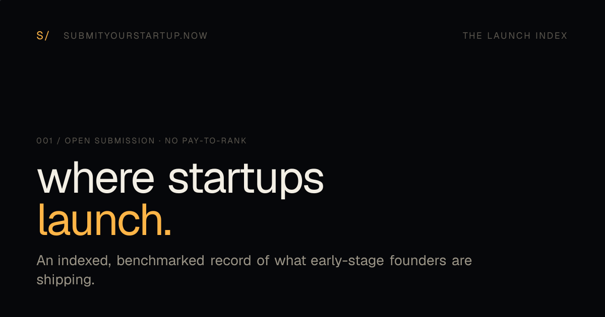 Submit Your Startup - Product Image