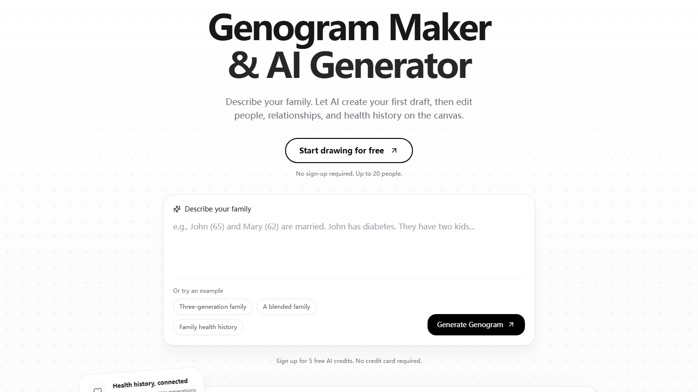 GenogramLab - Product Image