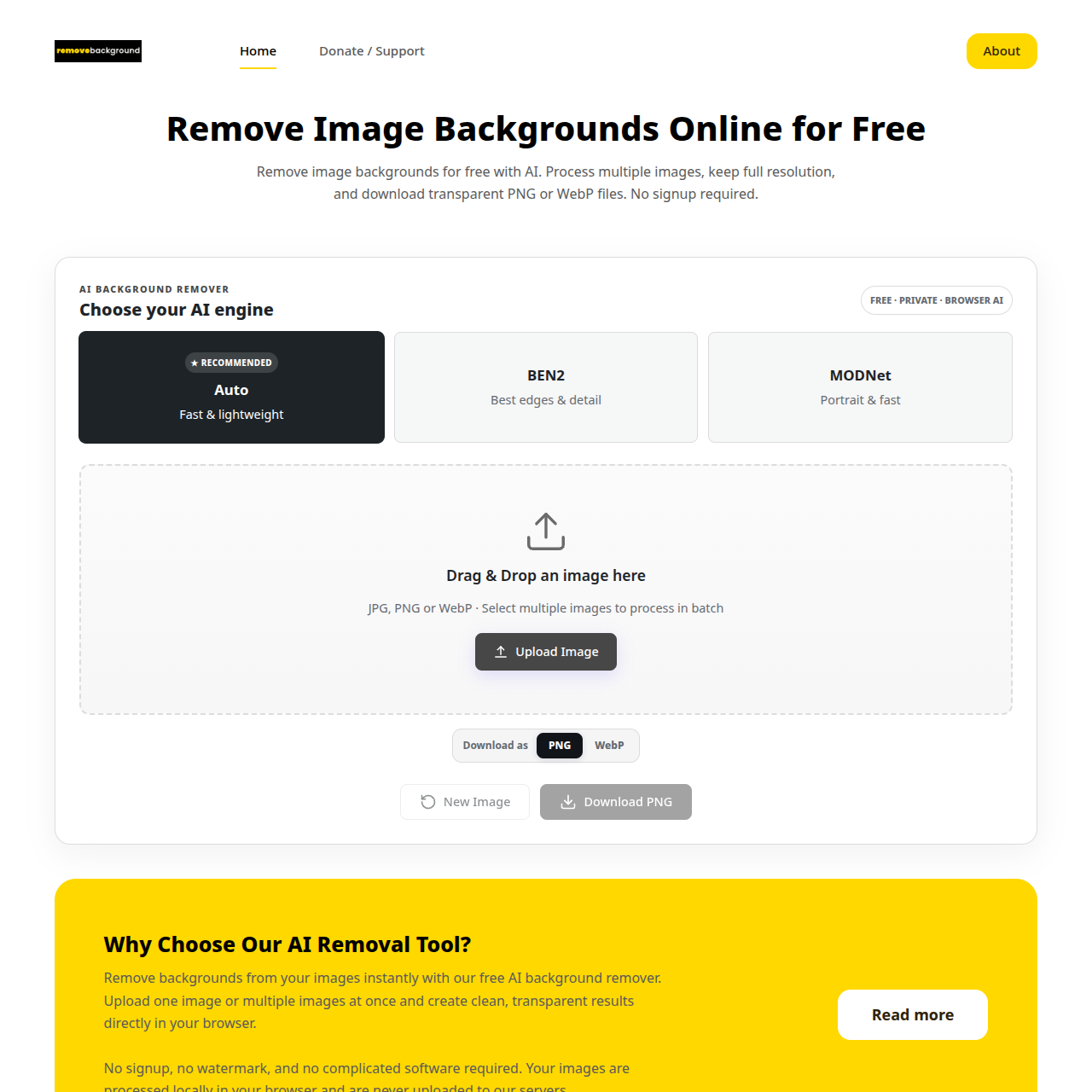Remove Multiple Image Background Online for Free - Product Image