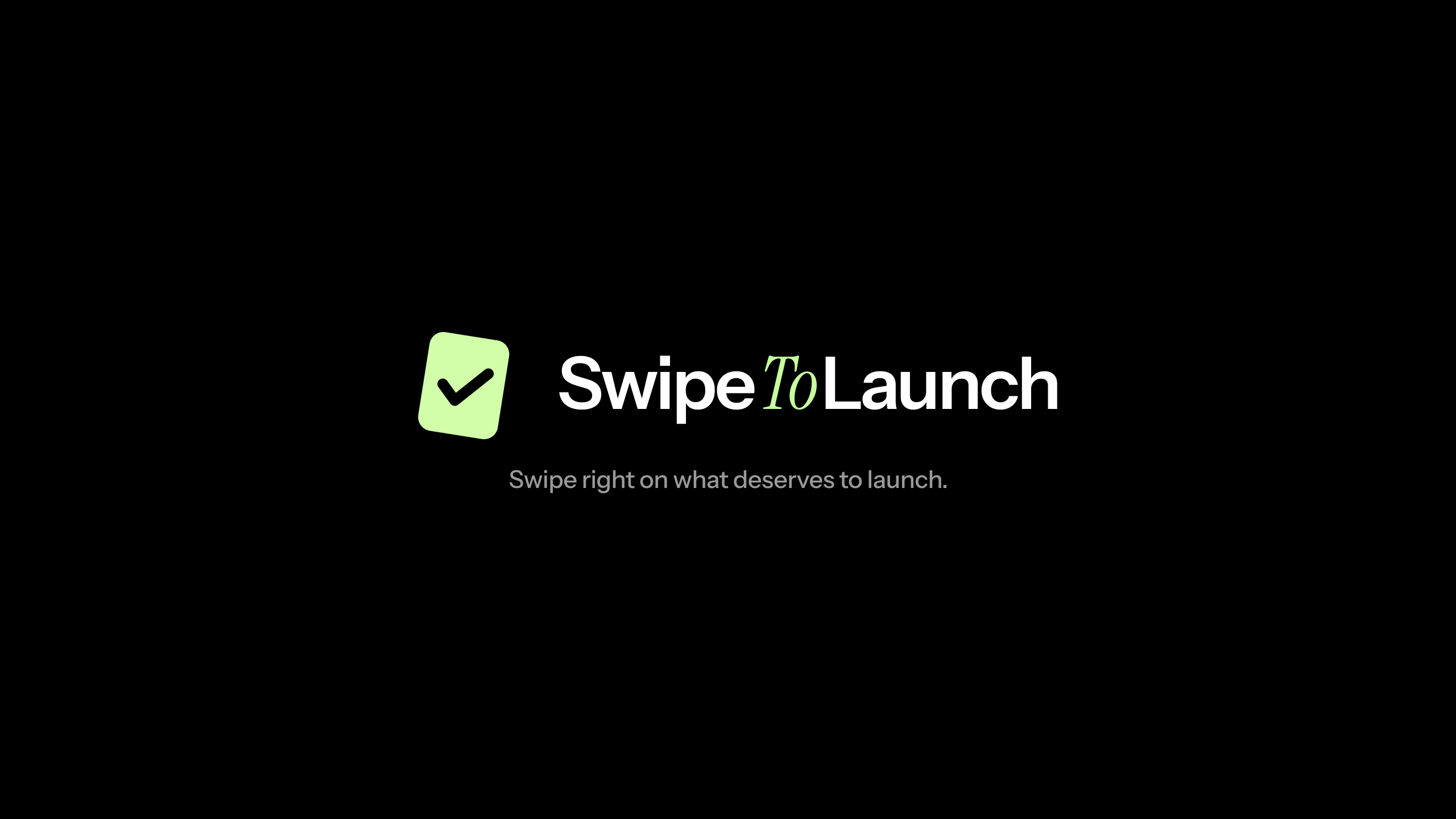 SwipeToLaunch - Product Image